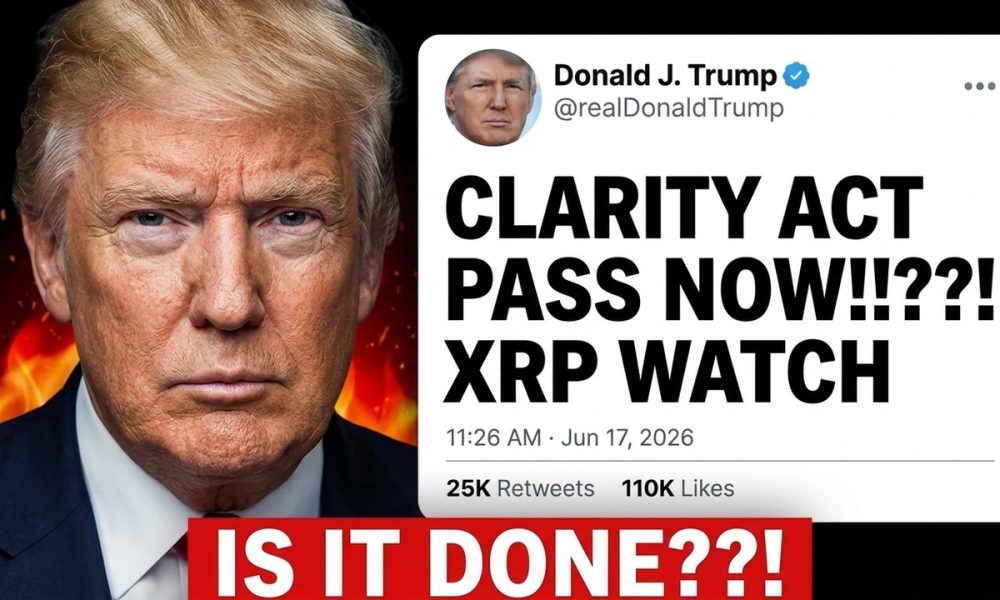 OMG TRUMP *JUST* AGREED TO CLARITY ACT?!?! XRP IT'S DONE?!!
