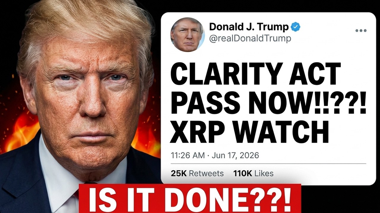 OMG TRUMP *JUST* AGREED TO CLARITY ACT?!?! XRP IT'S DONE?!!