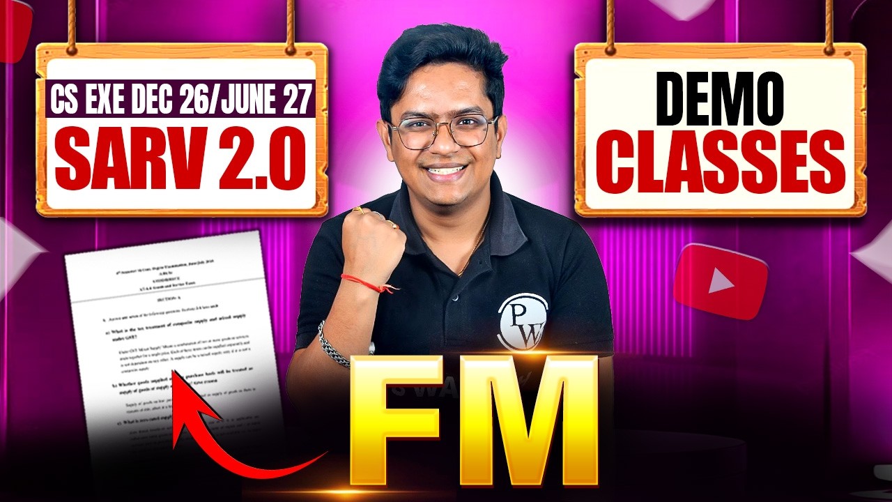 Capital Budgeting | Financial Management | CS Executive Dec 2026 / June 2027 | CS Debashish  Sir