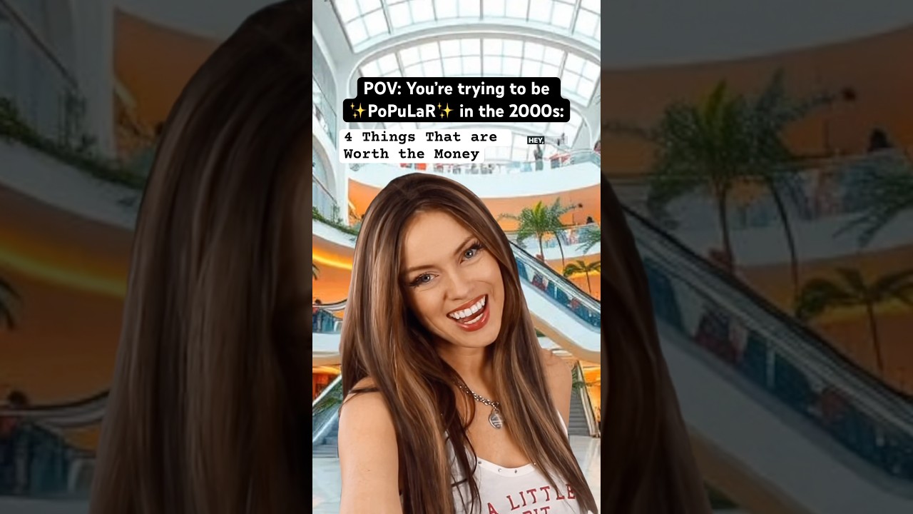 POV: Things that are worth the money if u want to be PoPuLaR in the #2000s. #nostalgia #2000sfashion