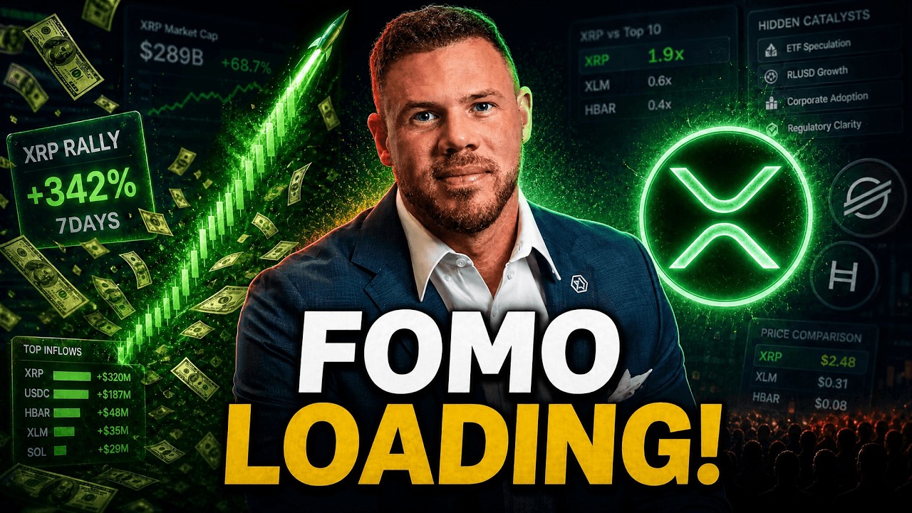 XRP FOMO IS LOADING! - PRICE OF XRP VS XLM & HBAR - MARKETCAP MULTIPLIER = HIDDEN CATALYST!