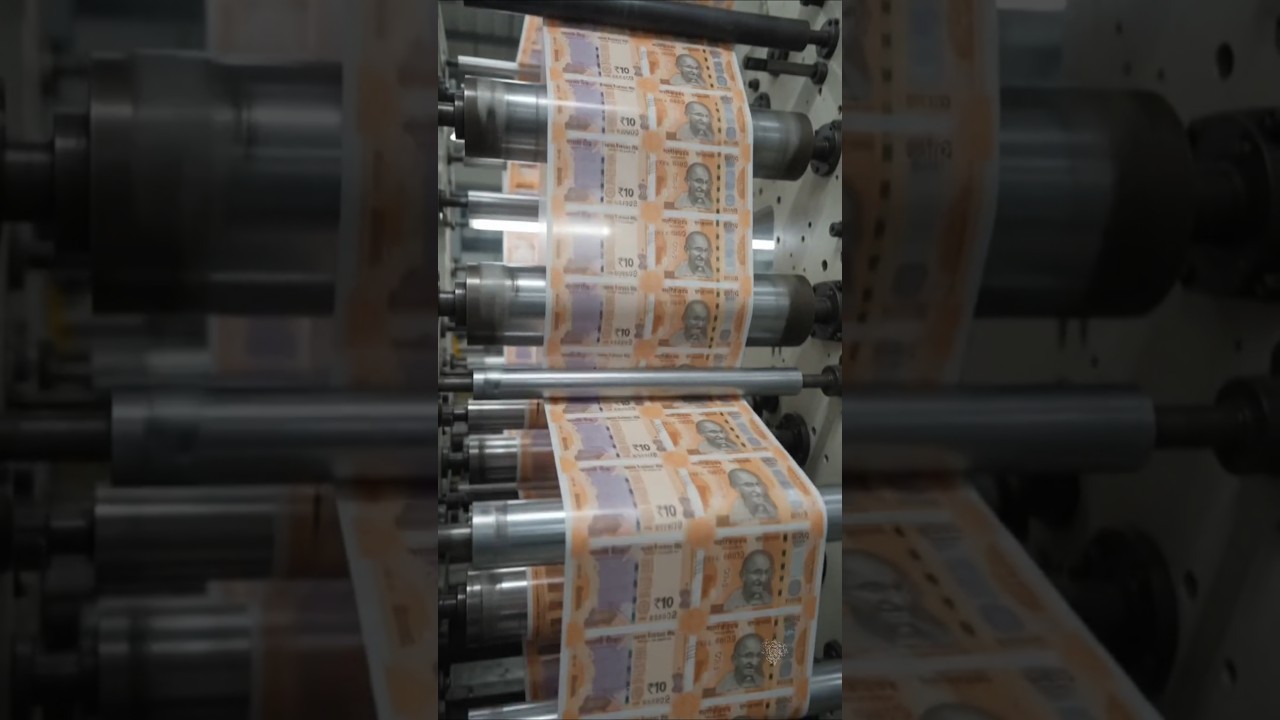 factory me 10 rupay ke plastic note kese bante hai #money #moneymindset #moneymanagement #shorts