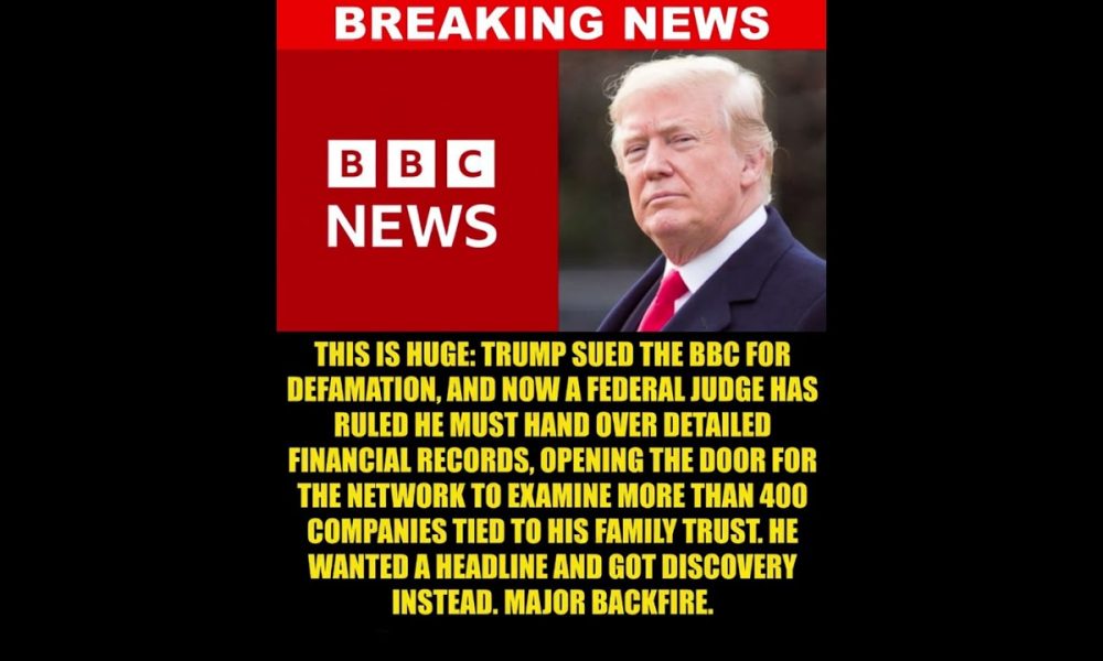 BREAKING: A federal judge just ruled Trump must hand over detailed financial records ....