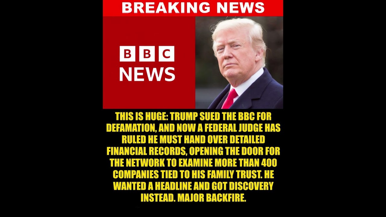 BREAKING: A federal judge just ruled Trump must hand over detailed financial records ....