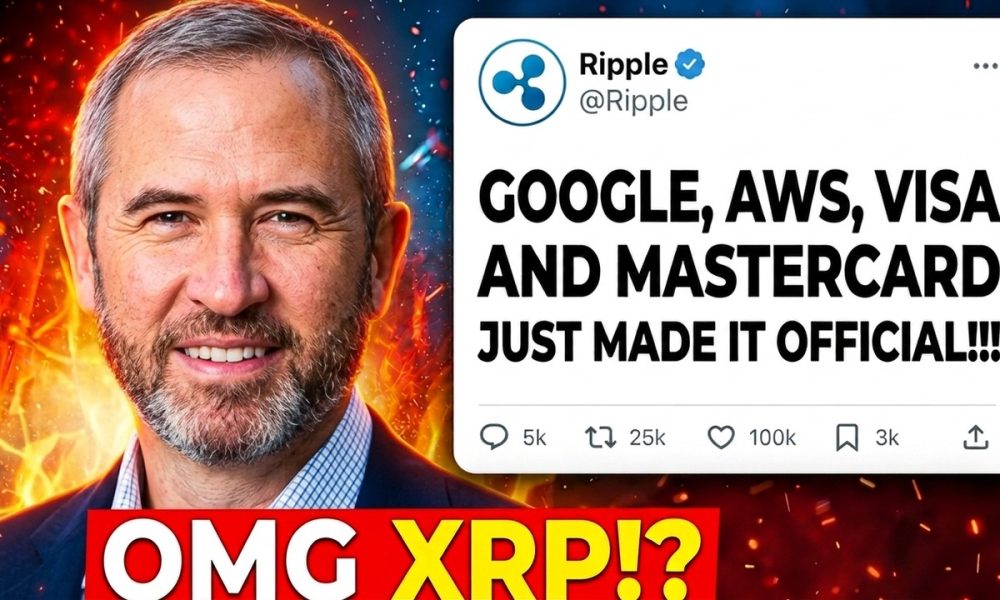 GOOGLE, AWS, VISA AND MASTERCARD JUST MADE XRP THE STANDARD PAYMENT??!