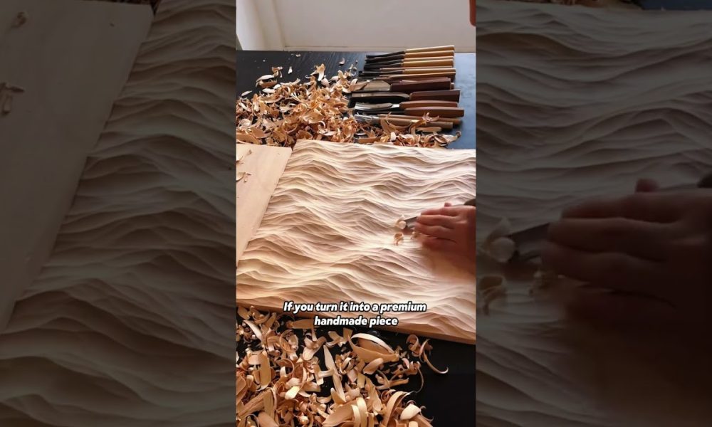 If I learn this, can I achieve financial freedom?#Woodworking#HandmadeArt#WoodCarving#CreativeCrafts