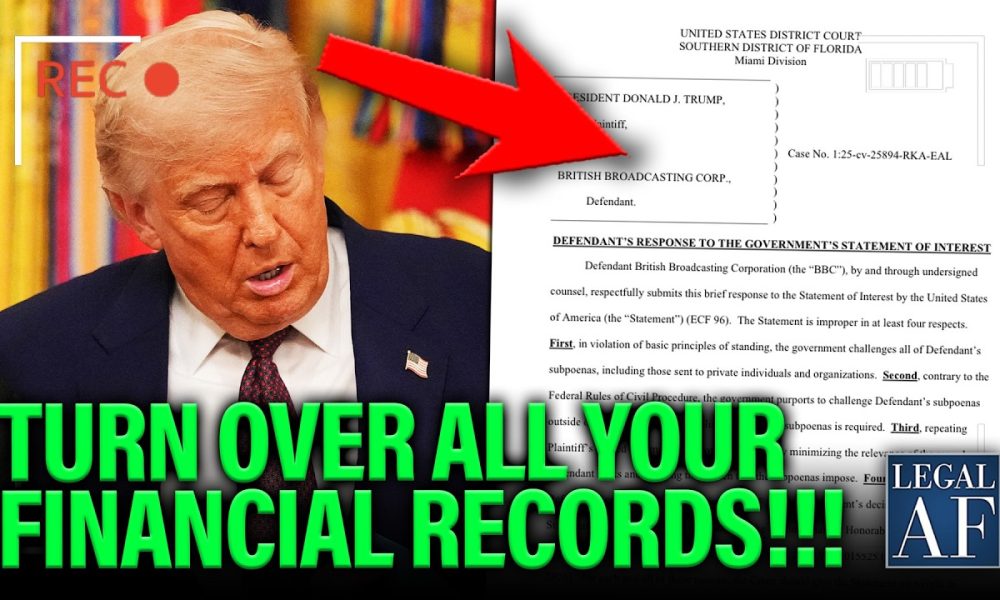 Trump Suit BACKFIRES as Federal Judge ORDERS All his Personal Financial Info DISCLOSED to BBC!!!
