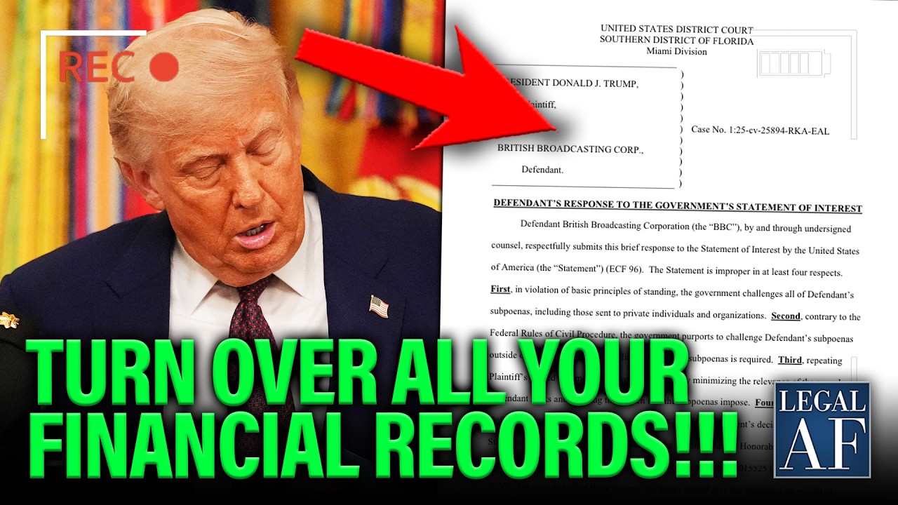 Trump Suit BACKFIRES as Federal Judge ORDERS All his Personal Financial Info DISCLOSED to BBC!!!