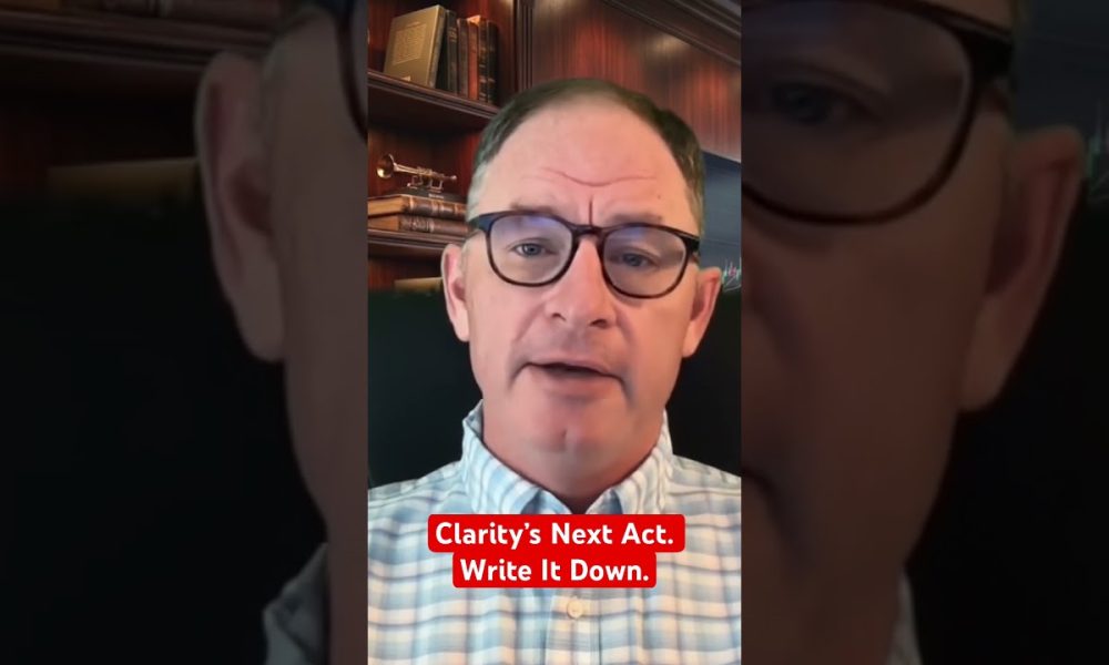 Clarity’s Next Act. Write It Down. #xrp #crypto #clarity #clarityact @digitalassetinvestor