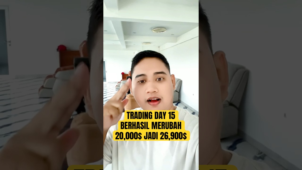 Trading day 15 berhasil merubah 20,000$ jadi 26,900$  #trading  #cryptocurrency #bitcoin