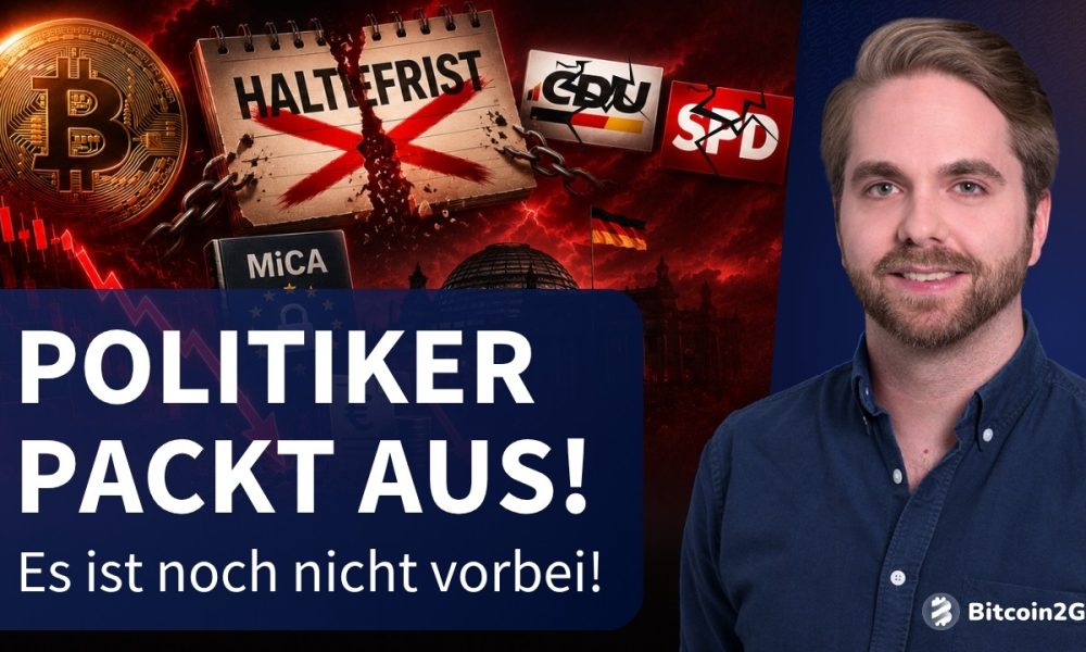 Politiker packt aus: So steht es WIRKLICH um Bitcoin und den Wegfall der Haltefrist!