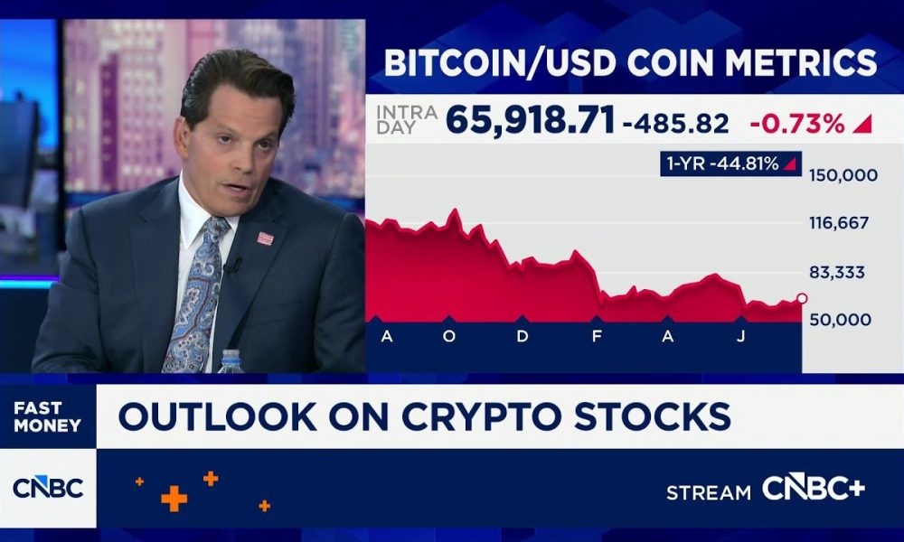 Bitcoin grinds higher from here, can't get much worse, says SkyBridge's Anthony Scaramucci