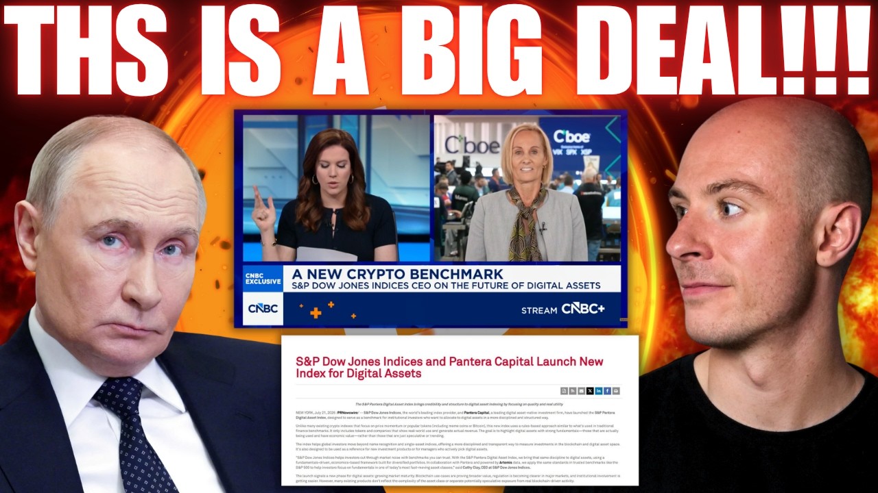 BREAKING: S&P Just Launched A Crypto Index!?! And BTC Isn't In It... Russia Vs US Crypto Race?!?!?!?