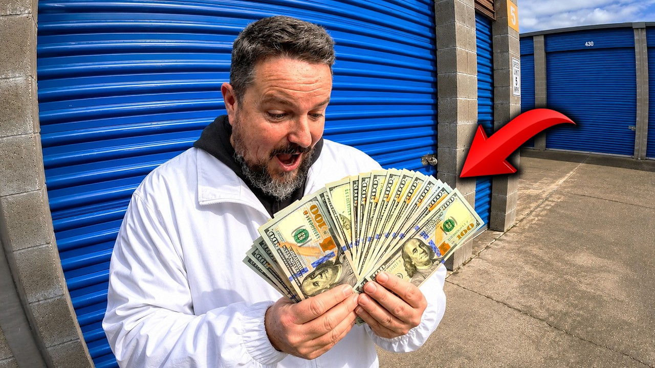 I bought a RICH MAN'S storage unit and found ALL HIS MONEY...