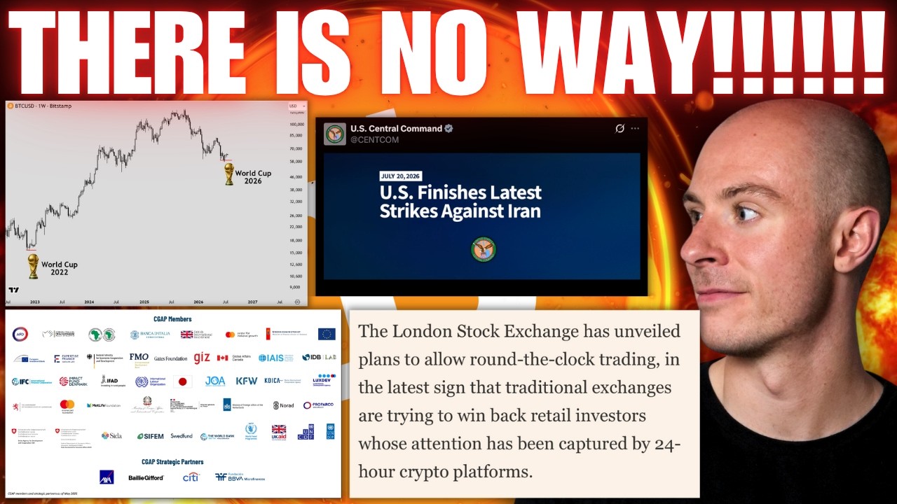 Crypto World Cup Bottom Indicator! London Stock Exchange! New *HUGE* Crypto Report! IRAN AWS Attack!