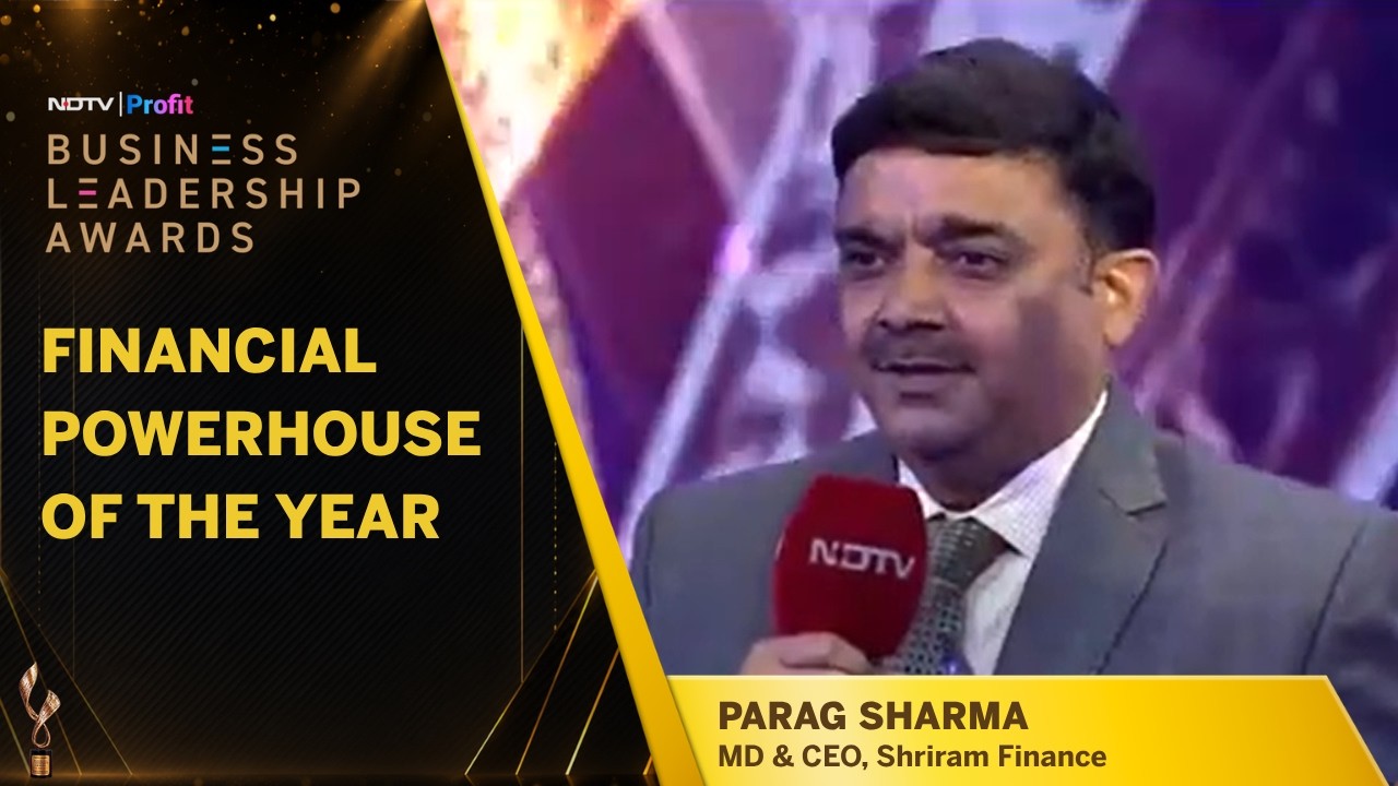 Shriram Finance Wins Financial Powerhouse Of The Year At NDTV Profit Business Leadership Awards