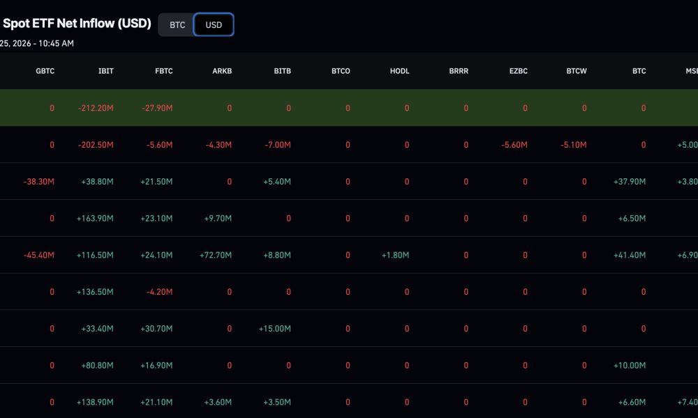 Bitcoin price prediction remains in focus as BTC USD gaining about 1.4% despite $465 million in U.S. spot ETF outflows