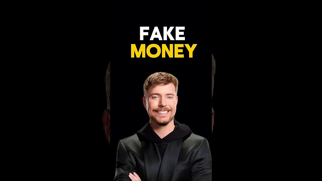 Mrbeast Use Fake Money l #shorts #trending #youtubeshorts