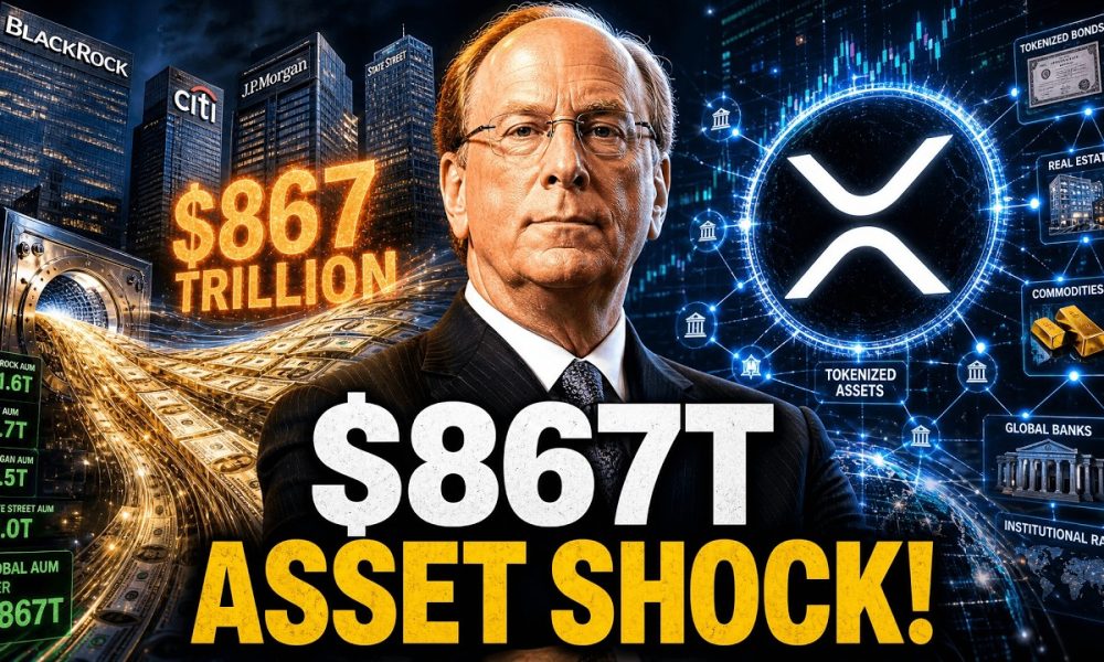RIPPLE XRP | $867 TRILLION IN ASSETS! | BLACKROCK, CITI, JP MORGAN & MORE!