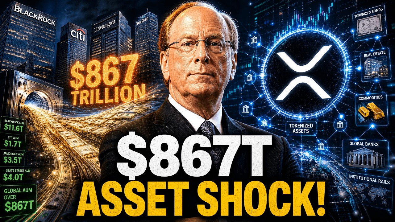 RIPPLE XRP | $867 TRILLION IN ASSETS! | BLACKROCK, CITI, JP MORGAN & MORE!