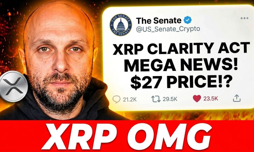 MOST BULLISH XRP NEWS EVER!! $27 XRP IN CLARITY ACT?!?!