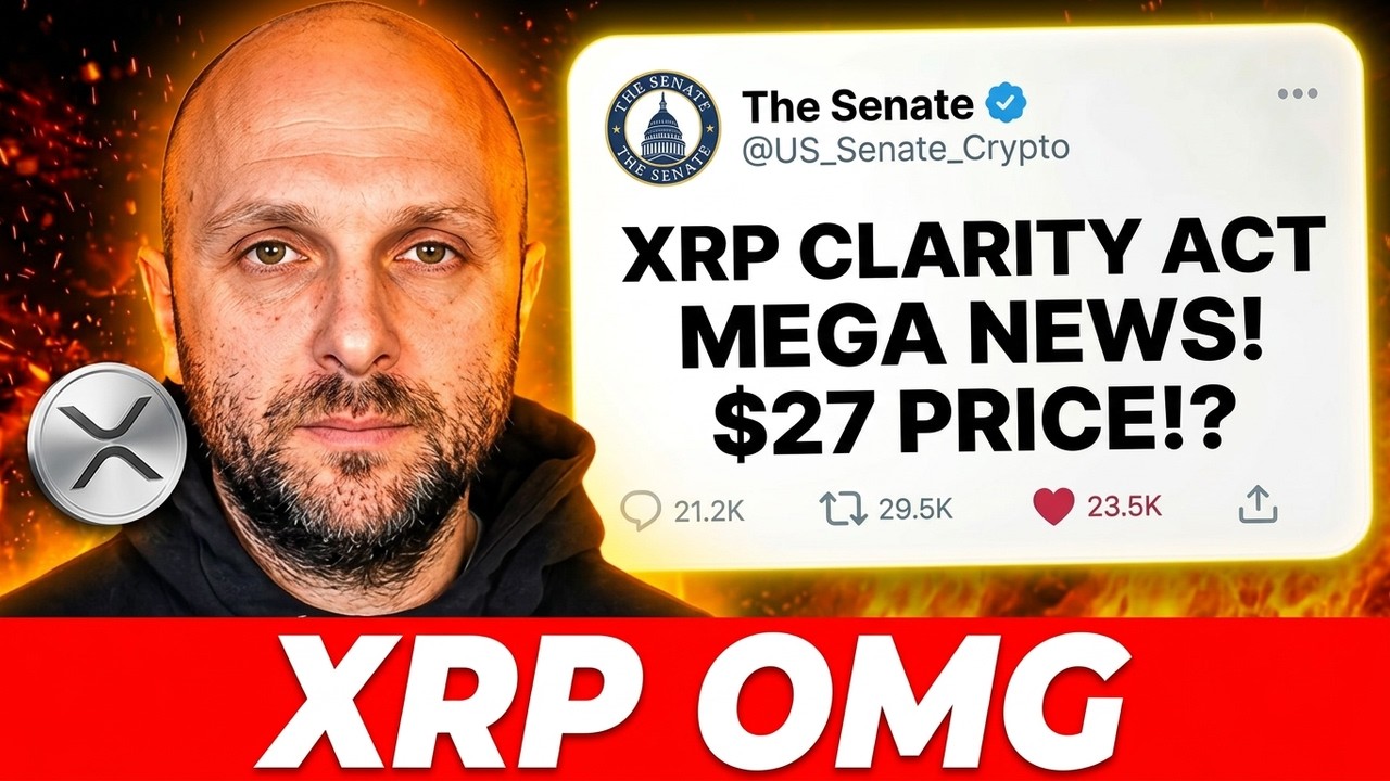 MOST BULLISH XRP NEWS EVER!! $27 XRP IN CLARITY ACT?!?!
