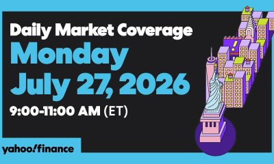 Yahoo Finance Live: Dow, S&P 500, Nasdaq rise as oil tumbles, investors brace for busy week