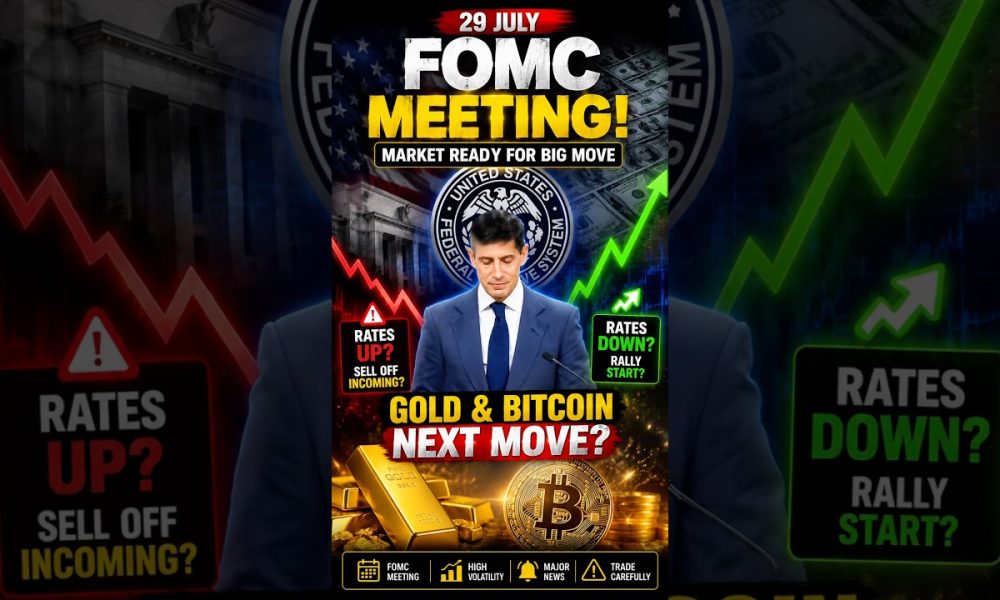 FOMC Meeting Explained | Gold & Bitcoin Biggest Move This Week? | Interest Rate Decision #shorts