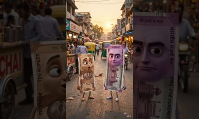 10 or 500 Rupees ki Funny Bate #trending #comedy #funny #short  #money #funnyaishorts #trendingshort