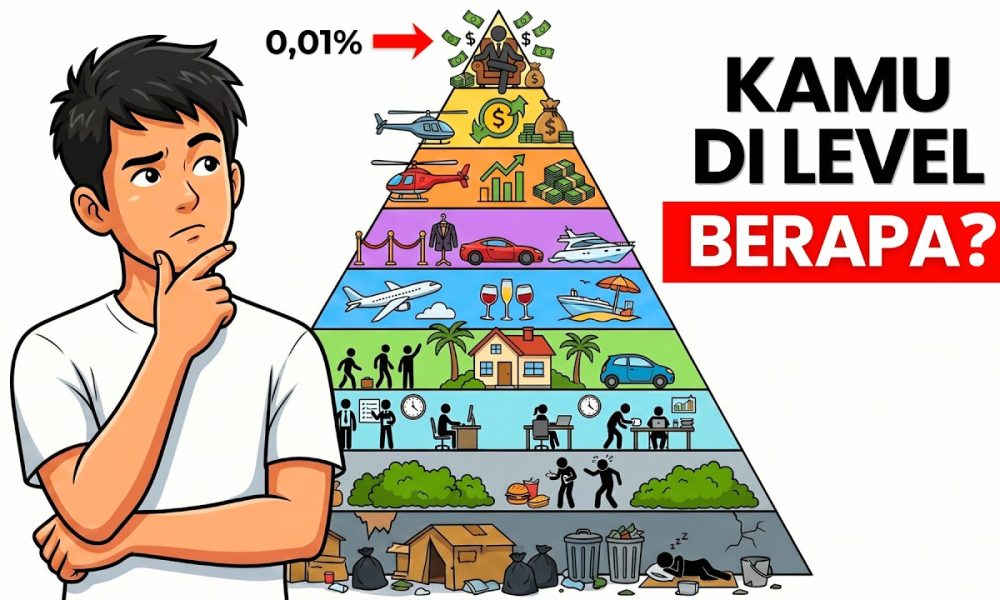 8 Level Kekayaan Finansial, Kamu Ada di Level Berapa?