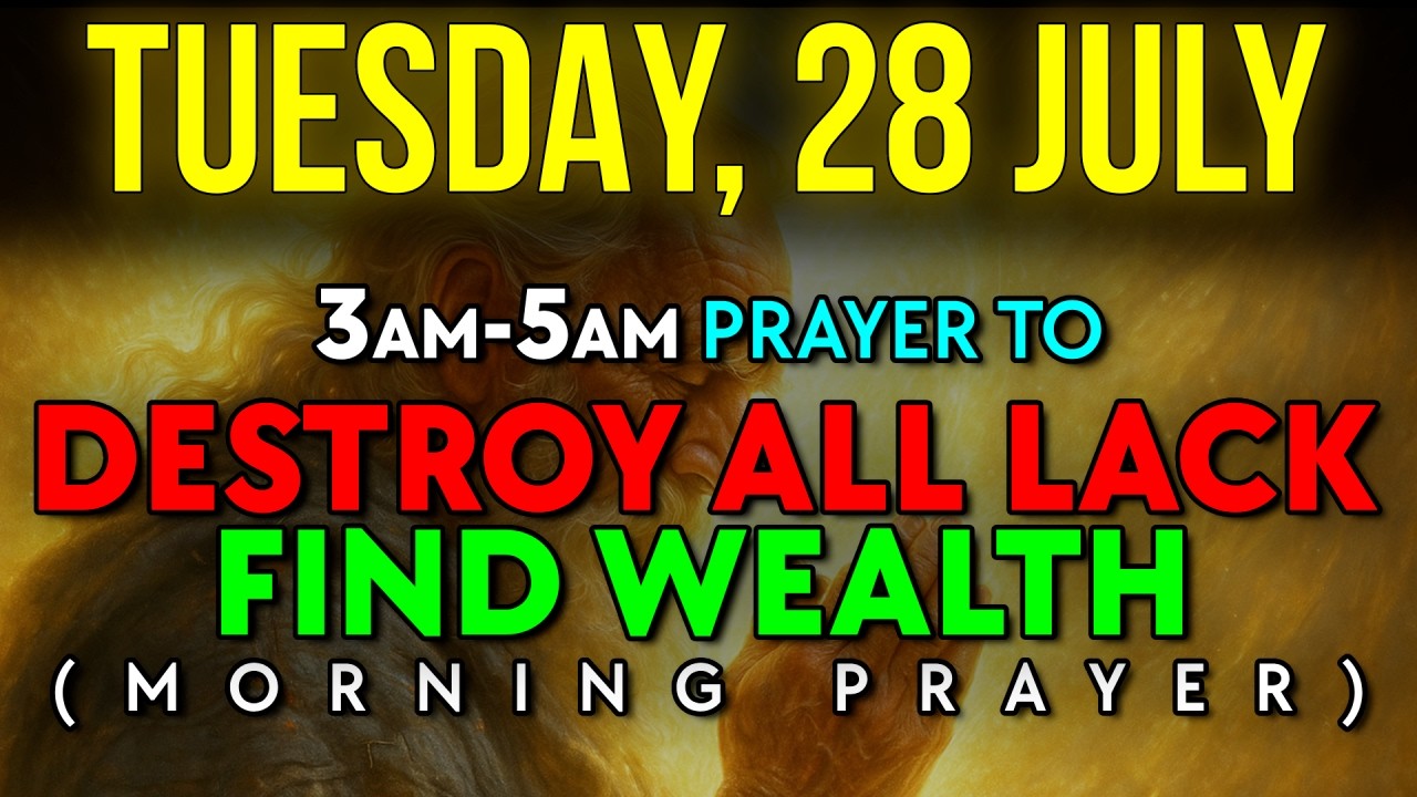 July 28 | The 3AM-5AM FINANCIAL MIRACLE: PRAY This To CANCEL Debt And RELEASE God's PROVISION Today