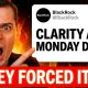 BLACKROCK: CLARITY ACT NEEDS TO BE DONE BY *MONDAY* (XRP MEGA NEWS)