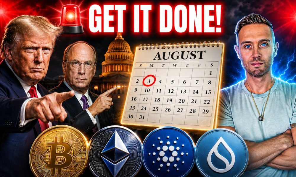 BLACKROCK Just Told Congress to Pass the CRYPTO CLARITY ACT! (August 3rd Confirmation?)