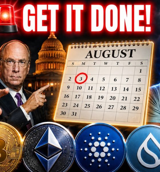 BLACKROCK Just Told Congress to Pass the CRYPTO CLARITY ACT! (August 3rd Confirmation?)