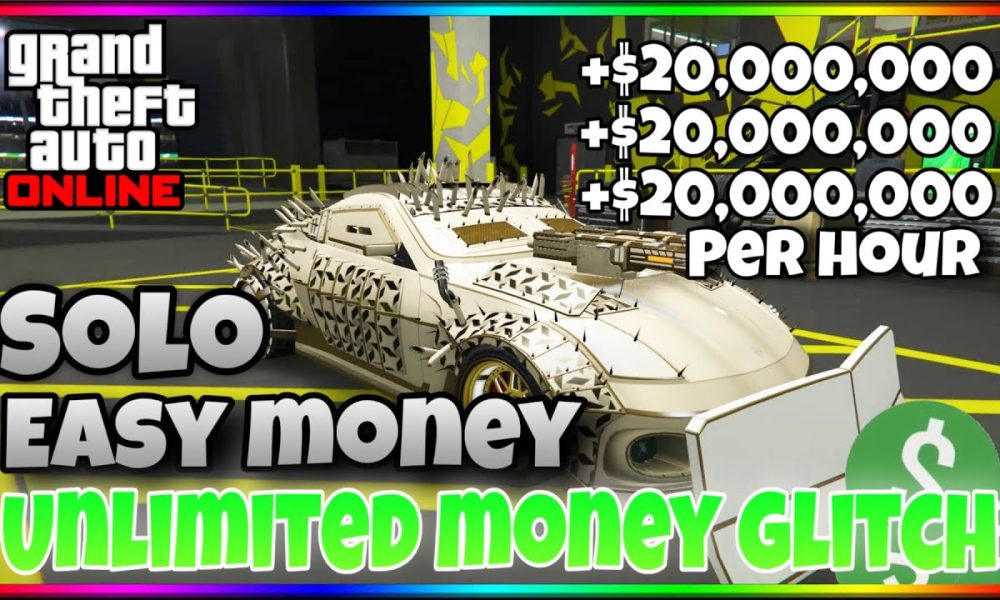 *AFTER PATCH* EASY SOLO MONEY GLITCH IN GTA ONLINE! 20 MILLION PER HOUR! (UNLIMITED MONEY GLITCH)