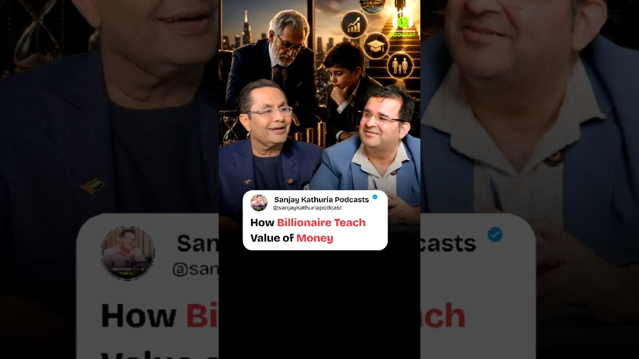 How Billionaires Teach the Value of Money | Ft. Rizwan Sajan | #SanjayKathuriaPodcast