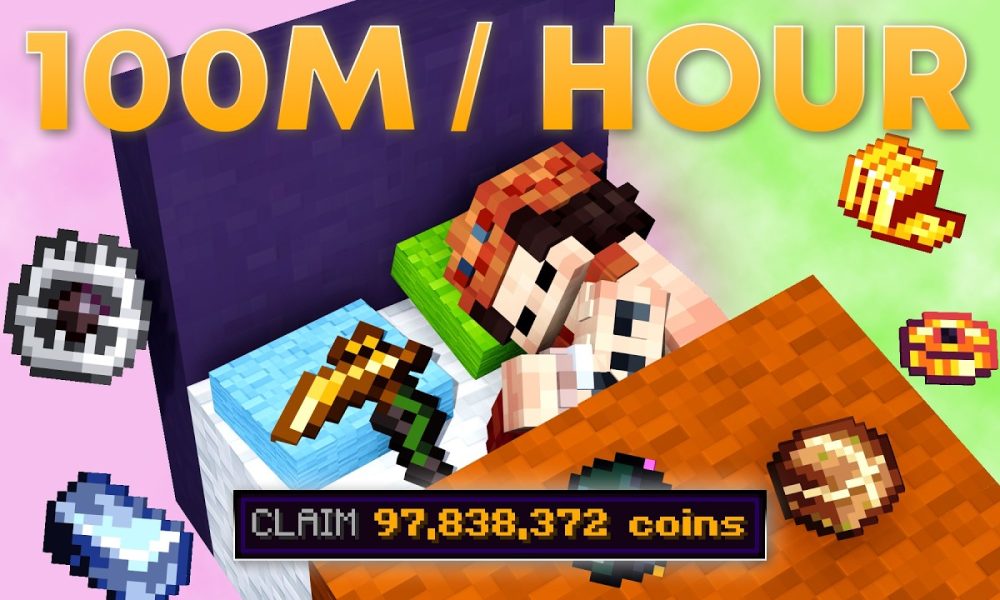The ULTIMATE Passive Money Making Method Guide (Hypixel Skyblock)