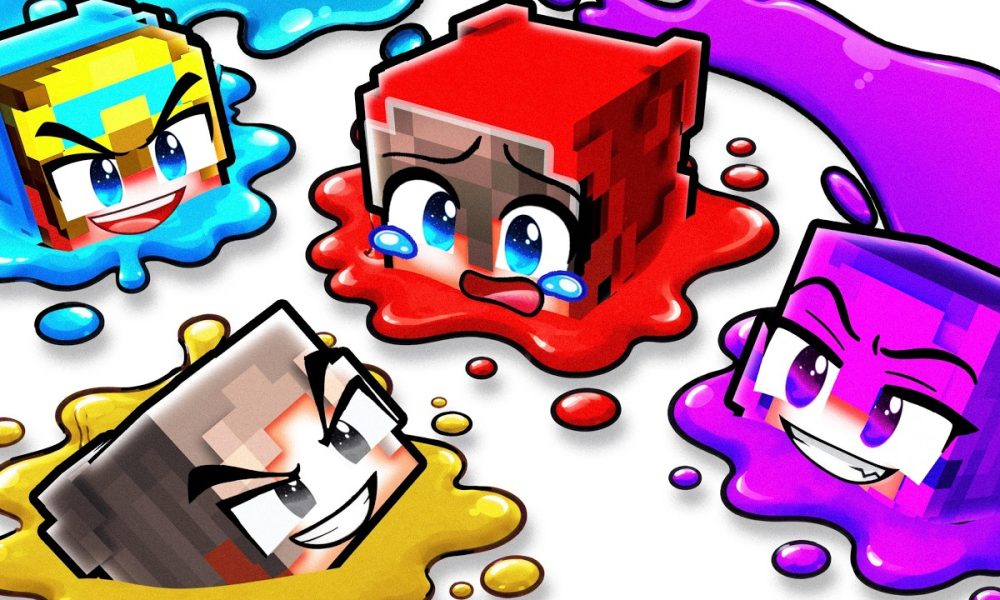 Minecraft, But it’s a COLOR WAR..