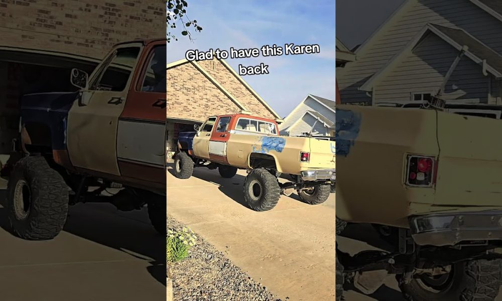 She's a Karen #chevy #squarebody #motivation #successful #happy #viralvideo #subscribe #money