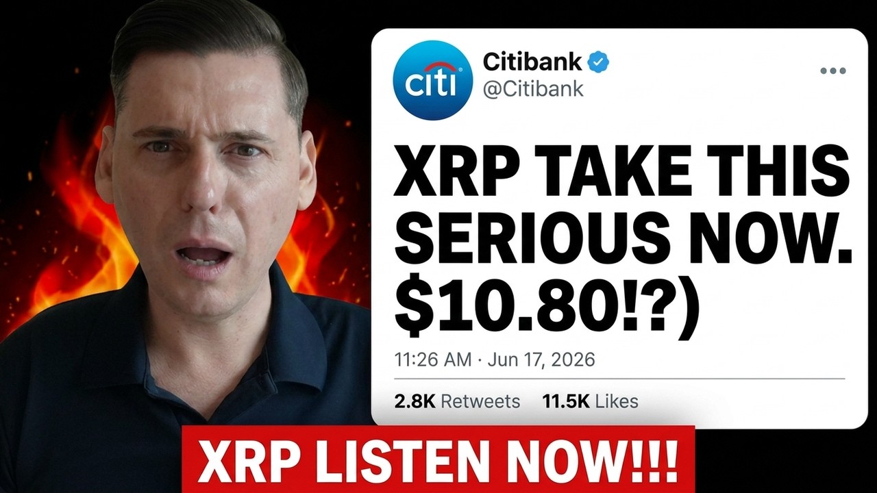 If You Hold XRP You NEED To Get SERIOUS RIGHT NOW!!! (DON'T MESS THIS UP!)