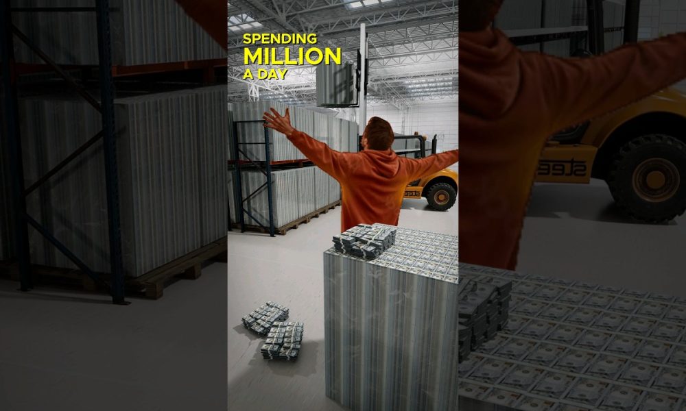 This is what a Trillion dollars look like #shorts #money #finance