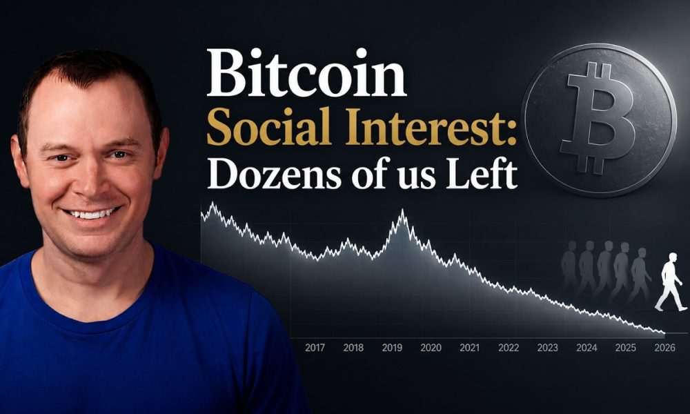 Bitcoin Social Interest: Dozens of us Left
