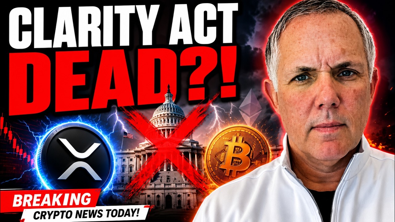 CRYPTO CLARITY ACT DEAD?! ALL XRP HOLDERS! ALL CRYPTO HOLDERS! BREAKING CRYPTO NEWS!