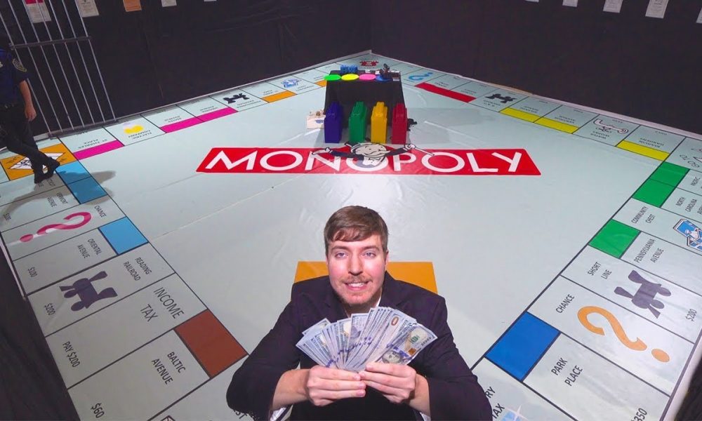 Giant Monopoly Game With Real Money