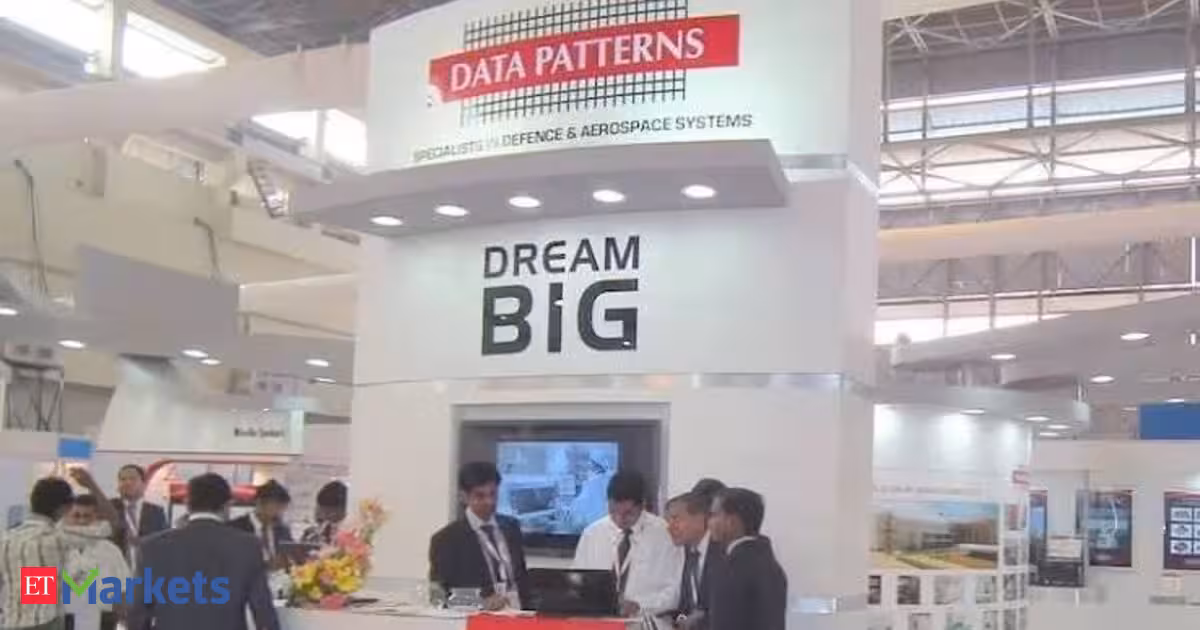 Data Patterns shares fall nearly 7% after Q1 profit declines 14% YoY to Rs 22 crore