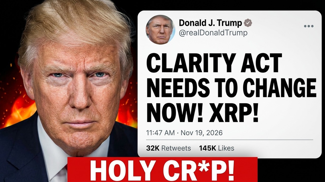 JUST IN! TRUMP JUST NUKED THE CLARITY ACT... (MAJOR XRP NEWS)