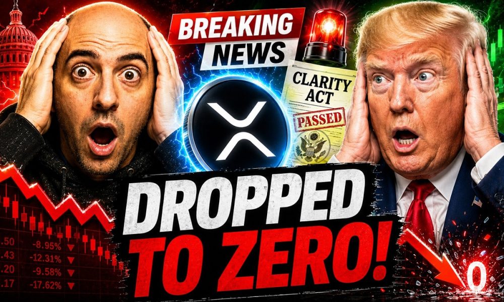 BREAKING NEWS!! CLARITY ACT JUST DROPPED!! A CRYPTO JUST DROPPED TO ZERO! WATCH OUT! XRP MOVING?!