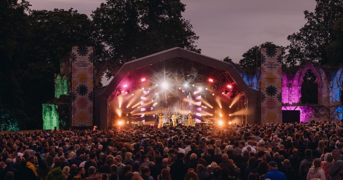 Live at York Museum Gardens returns - all the info