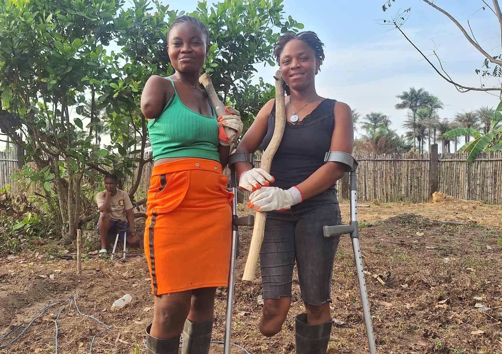 How a farming project in Sierra Leone helps amputees rebuild lives