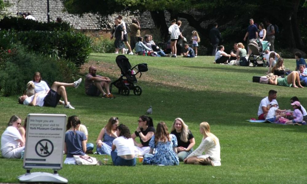 Met Office yellow heat warning in York and North Yorkshire